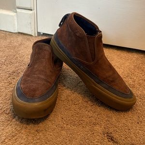 Vans Mid Slip SF MTE Brown/Navy/Gum Men's Classic Skate Shoes Size mens 7.5